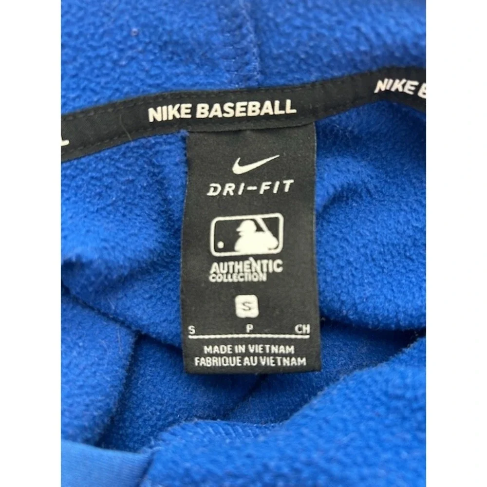 Nike Chicago Cubs Baseball Royal Blue Dri-FIT Hoodie Sweatshirt‎ Size Small